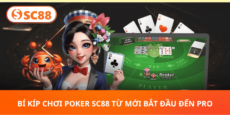 Bí Kíp Chơi Poker SC88 Từ Mới Bắt Đầu Đến Pro